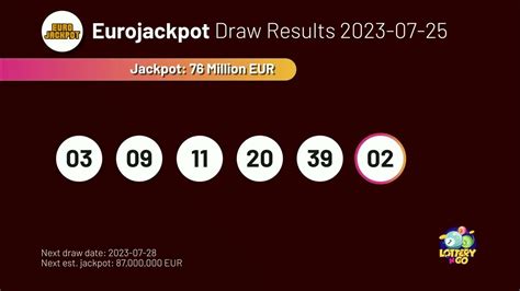 winning numbers eurojackpot|eurolotto org.